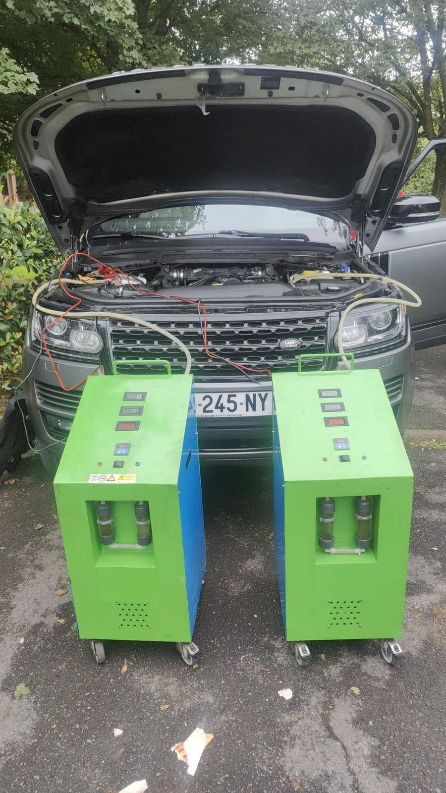 Intervention sur un Range Rover